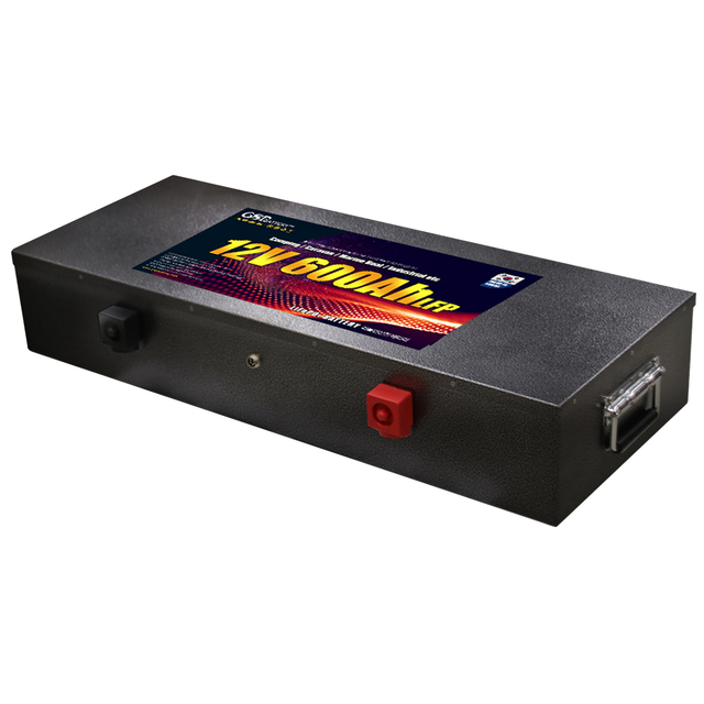 GSP Battery 12.8V 600Ah STEEL BOX LiFePO4 Battery Type 7680Wh Built-in BMS Included Power Tools Off-grid Applications UPS