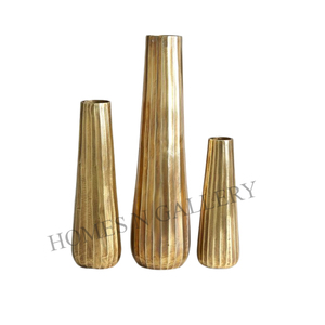 New Arrival Antique Modern Design Golden Metal Iron <b>Flower</b> Vase & Pots Amazing Low Price for Garden Use in India - Product Image 4