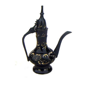 Fabricant Et Fournisseur Indien Exclusif Noir Gravé Aftaba Pichet Arabe Traditionnel Moyen-Orient Boissons Aftaba - Product Image 1