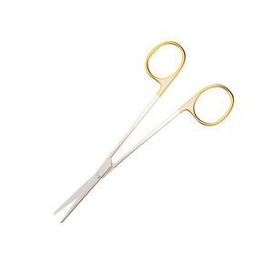 Professionnel 150mm 5.5 pouces ciseaux médicaux Super coupe chirurgicale droite demi or motif bricolage qualité industrielle netteté OEM - Product Image 4