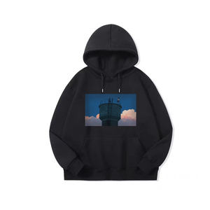 Haute qualité Vintage lavage hommes à capuche couleur unie broderie chauffage cordon ODM approvisionnement en gros vêtements d'hiver - Product Image 5