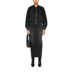 แจ็กเก็ตยีนส์แฟชั่นระบายอากาศแบบเรียบสำหรับผู้หญิงแจ็กเก็ตยีนส์ลำลองคุณภาพสูง - Product Image 2