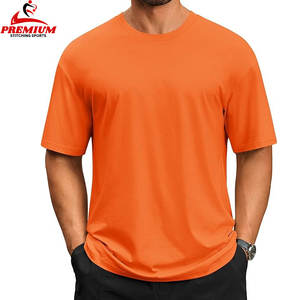 Camisetas de hombre en blanco de algodón 100% de alta calidad, ropa de calle, camiseta de gran tamaño - Product Image 3