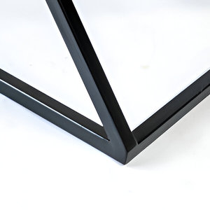Table d'appoint abordable de haute qualité en métal moderne avec cadre noir Décoration de mariage pour restaurant et maison - Product Image 3