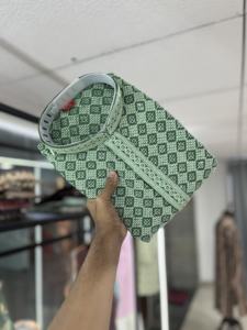 Ensemble Kurta Pyjama pour homme en rayonne de luxe Maruti Fashion, look élégant, travail de broderie lourd pour les tenues de mariage indiennes, stock mondial - Product Image 3