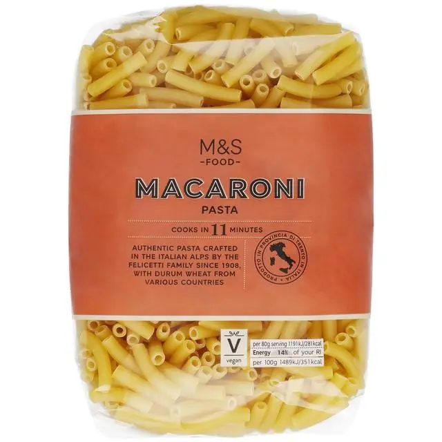 Macaroni Elbow Dry Pasta 5 Kg Hard Wheat Pasta made in Europe Made Pasta