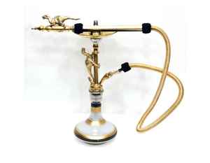 หัวสูบบุหรี่ฮุคก้าแบบโค้งทำจากทองเหลืองเคลือบเงา ดีไซน์หรูหรา ทันสมัย แปลกใหม่ รูปสัตว์ ฟาริดา ฮุคก้า สำหรับสูบบุหรี่จากอียิปต์ - Product Image 4