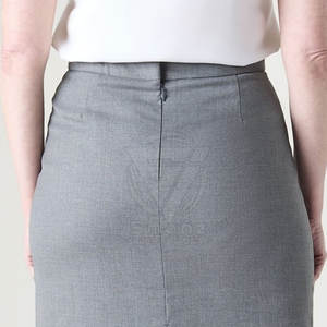 Traje de Negocios de Lujo de 2 Piezas para Mujer, Vestido Formal Profesional Sólido para Primavera y Otoño, Falda de Oficina 100% Algodón - Product Image 6