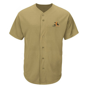 Maillots de baseball personnalisés pas chers 100% polyester antibactérien col en V avec couleurs personnalisées et service OEM - Product Image 1