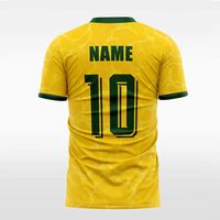 Maillot de football personnalisé OEM Côte d'Ivoire New Africa Pro 3 étoiles 100% polyester respirant séchage rapide anti-UV