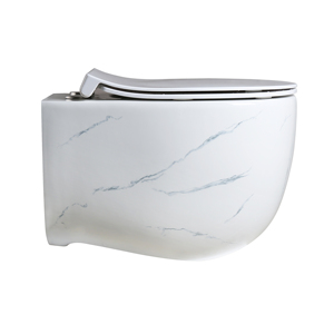 Nhiệt độ cao bắn không bao giờ rơi ra khỏi đá cẩm thạch mô hình gốm washdown 180mm Thiết kế hiện đại tường treo phòng tắm nhà vệ sinh bát - Product Image 5