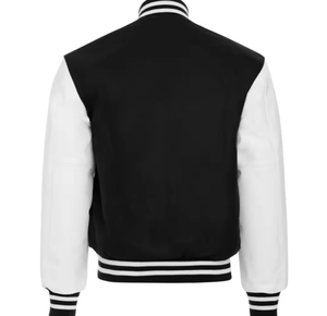 Chaqueta Universitaria Personalizada de Alta Calidad para Hombre, Último Diseño, Cuerpo y Mangas de Forro Polar, Chaquetas Universitarias de Béisbol al por Mayor, ODM - Product Image 2