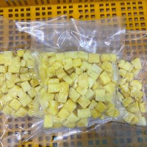 2025 vente chaude IQF congelé ananas Cubes haute qualité usine approvisionnement direct Vietnam emballage en vrac eau pas cher prix exportation - Product Image 4