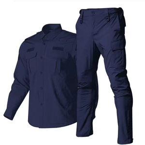 Veste uniforme de garde de sécurité Multi Pocket Softshell Field Security Jacket Cargo Outerwear Outdoor Woodland Tactical - Product Image 3