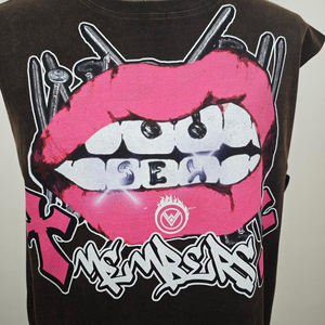 เสื้อกล้ามคอตั้งทรงทางการผ้าโพลีเอสเตอร์เนื้อหนาคุณภาพสูง ล้างสีแบบแอซิดวอช แฟชั่นทันสมัยสำหรับผู้ชาย - Product Image 6