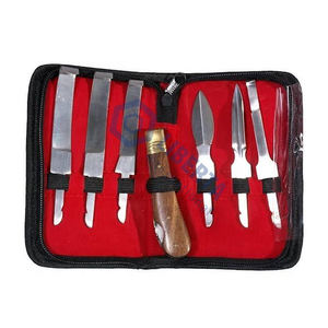 Professional Economy Horse Farrier Hoof Knife Set Veterinary Equipment <b>Pouch</b>-Packed Horse Farrier Hoof Trimmer Tool Kit - Product Image 4