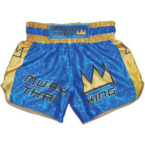 Shorts de boxe MMA sur mesure de haute qualité, 100% polyester extensible, logo sur le devant, vêtements d'arts martiaux, respirant, séchage rapide, léger - Product Image 6