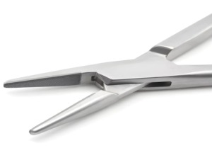 Soporte de aguja Debakey Manual de alta calidad, cirugía oral maxilofacial, instrumento quirúrgico de precisión de acero inoxidable, aguja segura - Product Image 5