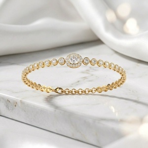 3.00 CTW Oval and Round Shape Diamond Tennis <b>Bracelet</b> in a Classic Continuous-Link Fine Jewelry Setting - Product Image 4