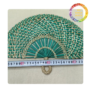 Abanico de mano hecho de algas marinas | Artículo ecológico para regalo y decoración del hogar | Origen de Vietnam - Product Image 4