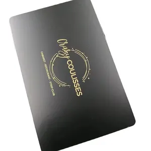 matte black metal card base stainless steel card plate for business card engraving and resell