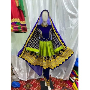 Vestido banjara Afghani, prenda de diseño con tallas personalizadas disponibles, de alta calidad, a la venta, hecha en Pakistán por WS Internacional, 100% - Product Image 6