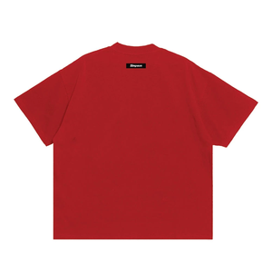 Unisex 100% Cotton Boxy Tatami <b>T</b>-<b>Shirt</b> Oversize with 260g Fabric Weight and <b>Graffiti</b> Embroidery Print Pattern for Men Women - Product Image 4