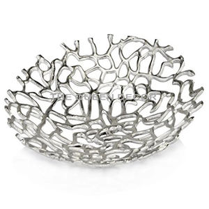Top Trending Aluminum <b>Metal</b> Unique Shape Gold Antique Finished Wavy <b>Edge</b> Japanese Decorative Bowl for Elegant Dining Table - Product Image 4