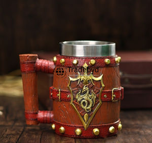 Wooden Mug for Student Dorm Desk Use Daily Beverage Essential Handcrafted Style Tradebyd Eco-Friendly Reusable Anti-Corrosion - Product Image 6