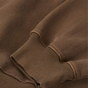 Sudadera clásica de cuello redondo de lana para hombre con sensación acogedora perfecta para capas, descanso y confort básico para clima frío, mezcla de algodón - Product Image 3