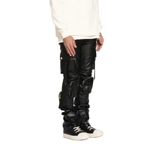 Pantalon en cuir de vachette à poils pour homme, vente en gros personnalisée 2025, mode, vente en ligne 2025 - Product Image 1