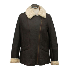 Chaqueta Bomber de Invierno 2025 para Hombre, Chaqueta de Cuero Genuino con Decoración de Piel de Oveja, Chaqueta de Cuero de Invierno para Hombre - Product Image 6