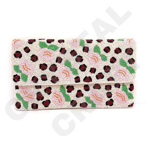 Bolsos de lujo de diseñador para mujer, bolsos para fiestas, bolso de mano de fiesta con cuentas personalizado, accesorios de moda con sabor floral - Product Image 2