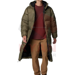 Unisex High Quality Long Puffer <b>Jackets</b> For <b>Men</b> Adults And Kids Customized Colour Design And Printing Plus Size - Product Image 4