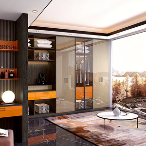 BOSNiE Design d'armoire sur mesure élégant, mobilier de chambre à coucher moderne modulaire, panneaux de mélamine, armoires de rangement, unités de <span class=keywords><strong>dressing</strong></span> - Product Image 3