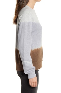 <b>Top</b> Quality Newest Design Women Winter <b>Printed</b> Tie Dye Fleece Oversized Cropped Sweatshirt <b>Heart</b> Shape Front Logo Sweatshirt - Product Image 3