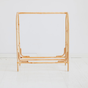 Porte-vêtements en rotin pour enfants arc-en-ciel, support de qualité supérieure, supports de suspension pour vêtements d'enfants fabriqués au Vietnam - Product Image 3