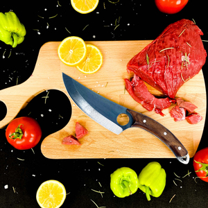 วอลนัทไวกิ้งเชฟมีดปลอกหนังมีดครัวที่มีคุณภาพสูงสแตนเลสราคาที่ดีที่สุดมีด2023เข้ามาใหม่ - Product Image 4