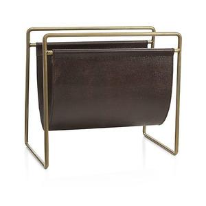 Soporte de cuero y Metal para revistas, malla de alambre, para escritorio, oficina, Hotel y restaurante, venta al por mayor - Product Image 6