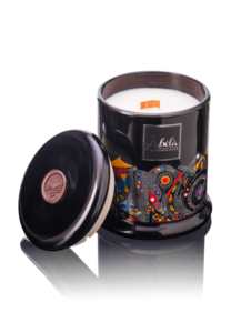 Collection Abela Rustic Africa 200g, bougies en cire de soja écologiques, non toxiques, faites à la main, luxueuses, longue durée, en céramique, parfum terreux - Product Image 4