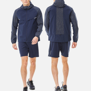 Custom Digital Printing Design High Quality Outdoor Activewear Polyester Breathable <b>Mens</b> Tracksuit Short <b>Set</b> - Product Image 1