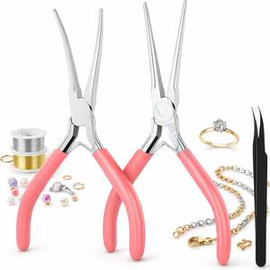 Pince à bijoux à nez rond, idéale pour la création de boucles, de courbes et le façonnage du fil - Product Image 5