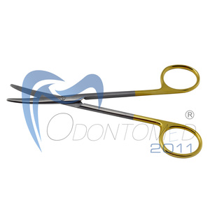 Tijeras de disección Metzenbaum-Slim Odontomed 2011 de carburo de tungsteno de 7 pulgadas, instrumentos quirúrgicos de punta roma/amarreta, venta al por mayor de fábrica - Product Image 5