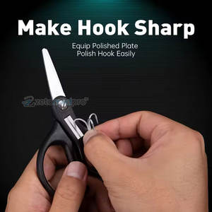 Coupe-ligne durable et léger pour les voyages, pêcheur, ciseaux à tresses de pêche, acier inoxydable, outil de coupe tranchant - Product Image 6