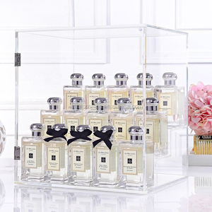 2025 Modern 2025 <b>Glass</b> Display Showcases: Trendy Transparent Cabinets for Cosmetic Storage and Organization - Product Image 2