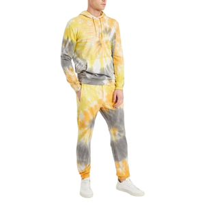 Chándales Extra Grandes Personalizados al por Mayor, 100% Algodón, Tie-Dye, Estilo Urbano Holgado para Invierno, Lavado Ácido - Product Image 1