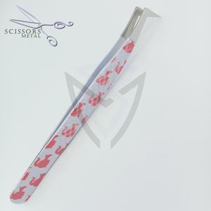 Pinzas Profesionales para Extensión de Pestañas, Acero Inoxidable Sostenible, Probadas a Mano, Color Rosa Corazón, Pinzas de Volumen de 65 Grados, Marca Privada - Product Image 5