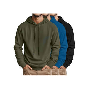 Sudadera con Capucha para Hombre, Invierno, Manga Larga, Ligera, Corte Regular, con Cordón, Deportiva, Informal, para Gimnasio, Correr, Entrenamiento, 100% - Product Image 1