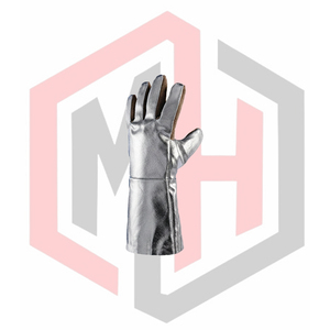 Gants de soudage de sécurité en cuir aluminisé, résistants à la chaleur et à la déchirure, anti-coupure, respirants, sans silicone, à bas prix, très vendus - Product Image 2