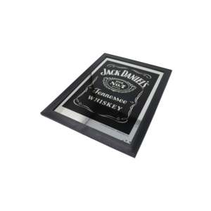 Espejo de Pared con Marco Negro de Lujo Jack Daniel's Classic Mirror Black Label XL-30x40 cm, Espejo Grande con Marco de Latón Elegante para Decoración de Hoteles y Salas de Estar - Product Image 4